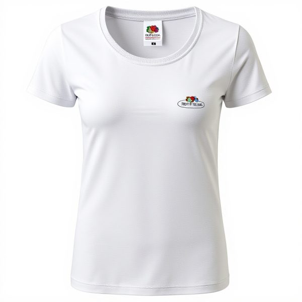 T-shirt Femme Fruit of the Loom Gris Chiné Coton XL