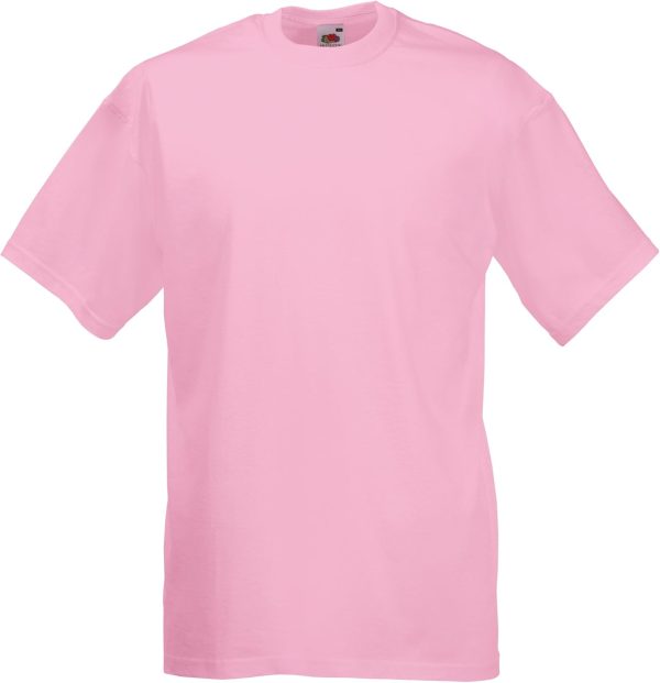 T-shirt homme Fruit of the Loom 100% coton lourd confortable-0