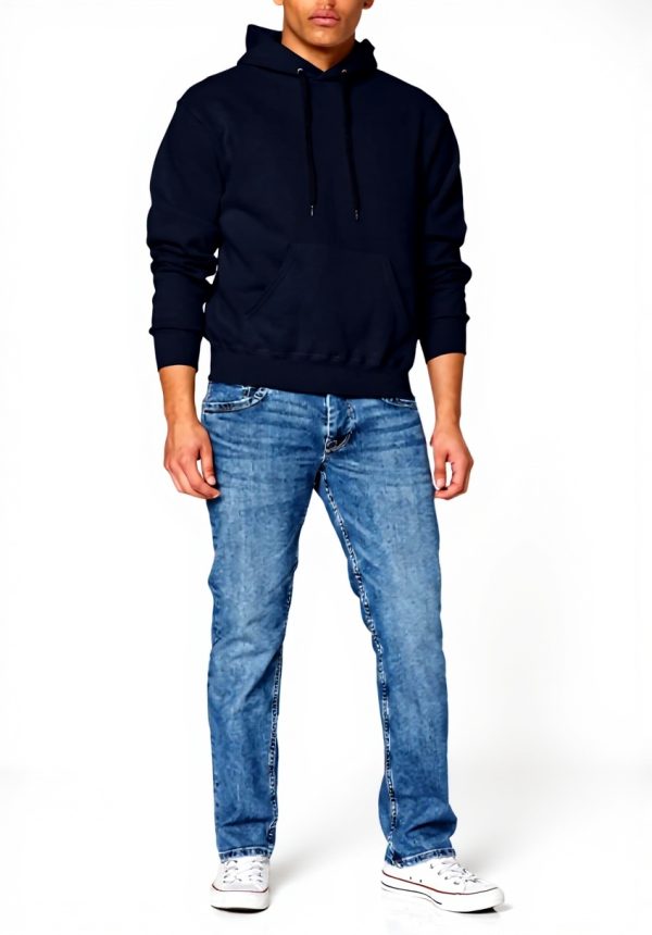 Sweat-shirt à capuche Fruit of the Loom Homme Bleu marine