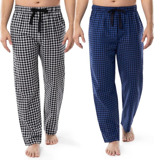 Pantalon pyjama flanelle homme Fruit of the Loom confort-0