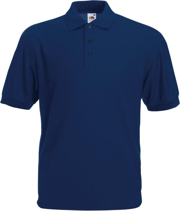 Polo Femme Fruit of The Loom SS092M Noir Vert Bordeaux-7