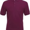 Polo Femme Fruit of The Loom SS092M Noir Vert Bordeaux-2