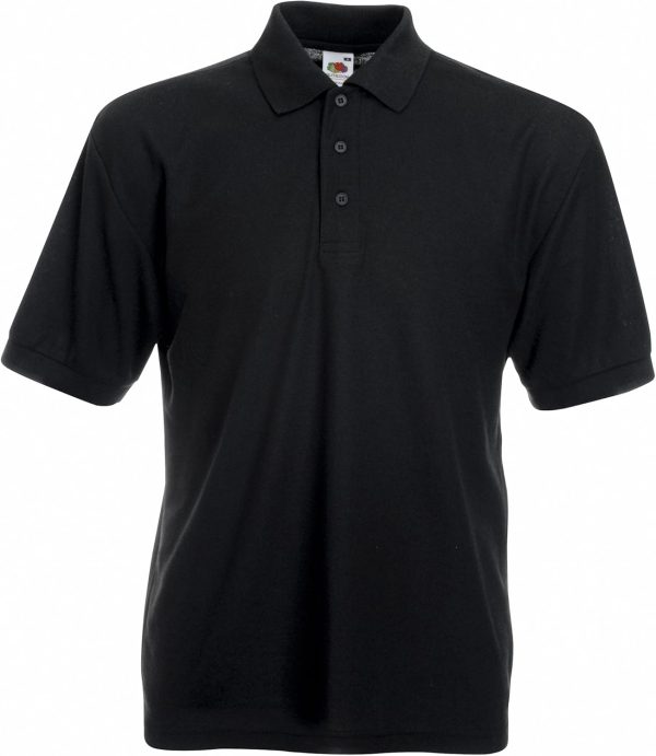 Polo Femme Fruit of The Loom SS092M Noir Vert Bordeaux-0