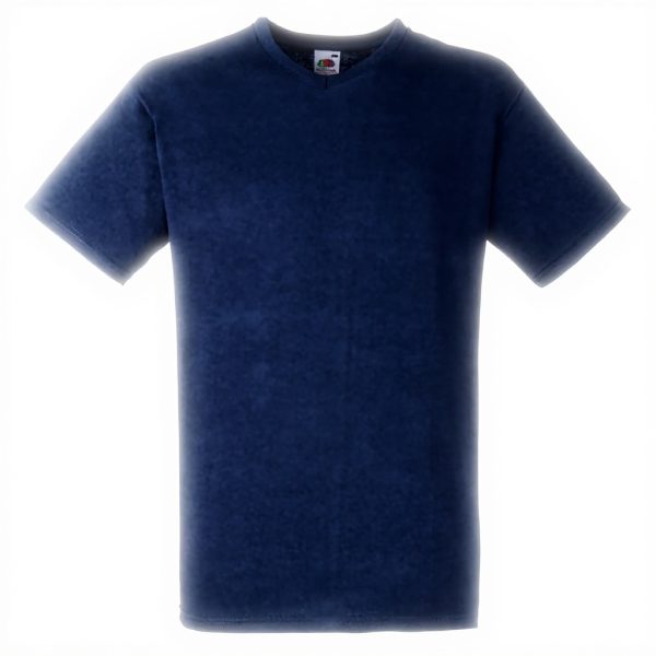 T-shirt homme col V Fruit of the Loom coton doux 3XL blanc