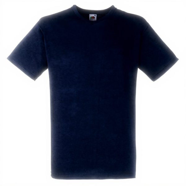 T-shirt homme col V Fruit of the Loom coton doux 3XL blanc