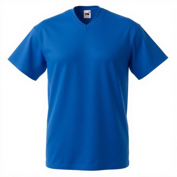 T-shirt homme col V Fruit of the Loom coton doux 3XL blanc