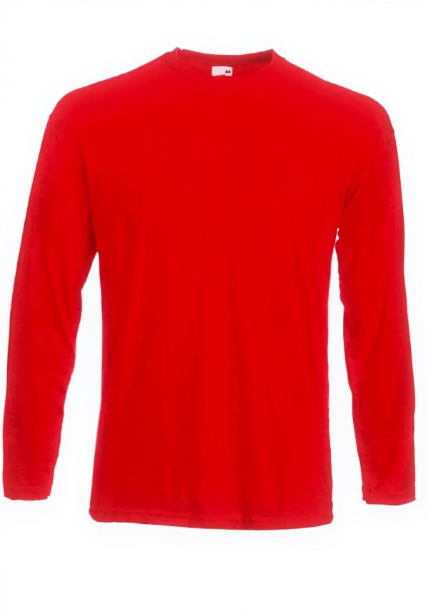 T-shirt manches longues homme Fruit of the Loom 4XL noir