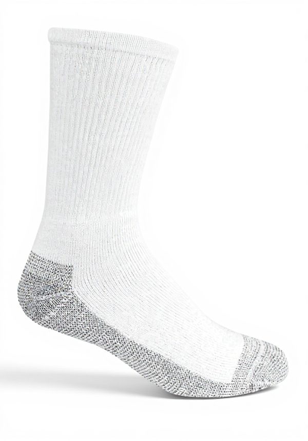 Fruit of the Loom Work Crew Socks 10-Pack Men White