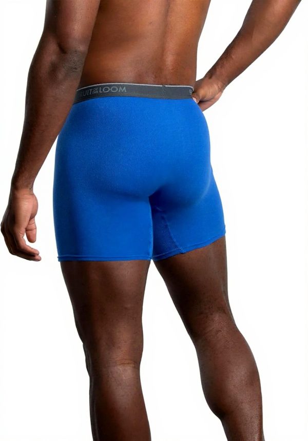 Boxers homme Fruit of The Loom Coolzone évacuant humidité