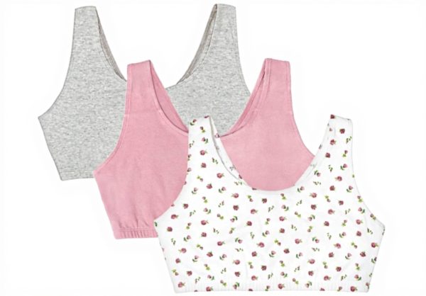 Soutien-gorge de sport Fruit of the Loom coton femme confort