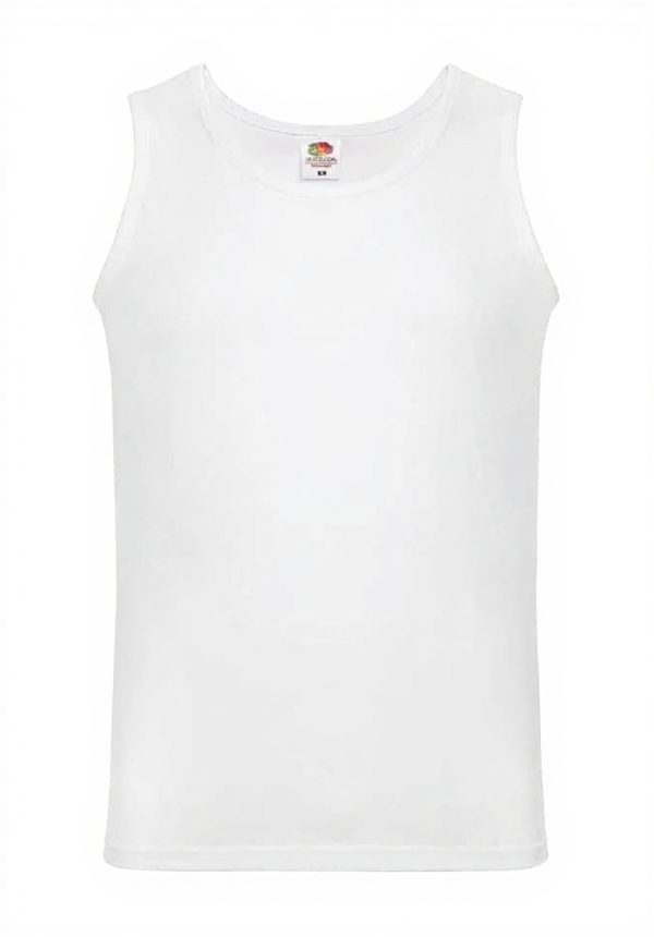 Fruit of the Loom Mens Tank Tops 5-Pack White Size M