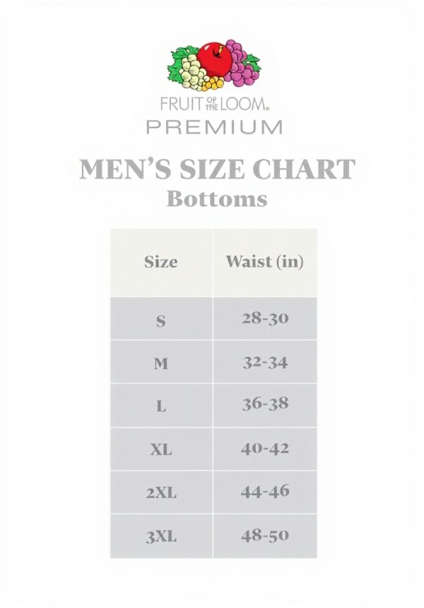 Slips Homme Fruit of The Loom Coton Premium Sans Étiquette