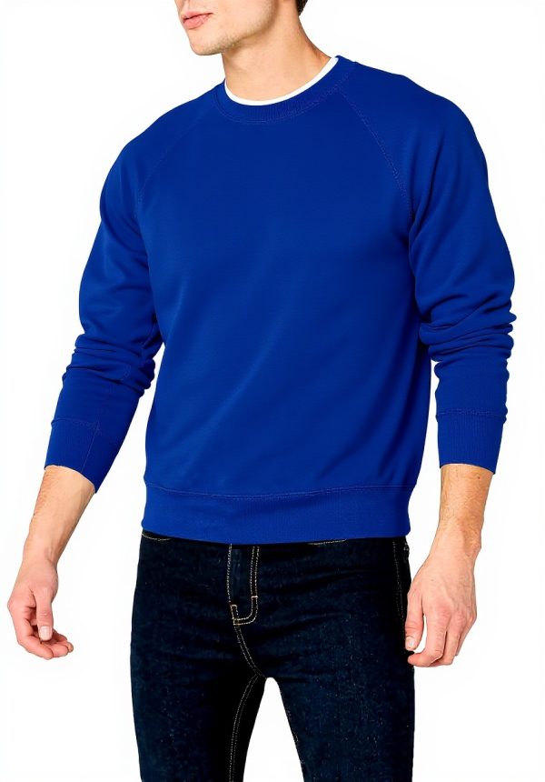 Sweatshirt Homme Fruit of the Loom Raglan Coton Polyester
