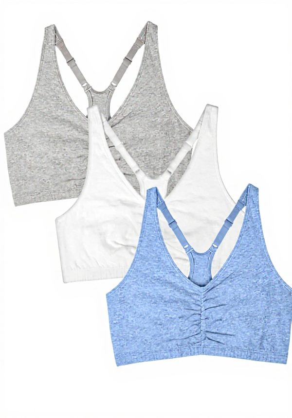 Soutien-gorge de sport Fruit of the Loom lot de 3 bretelles