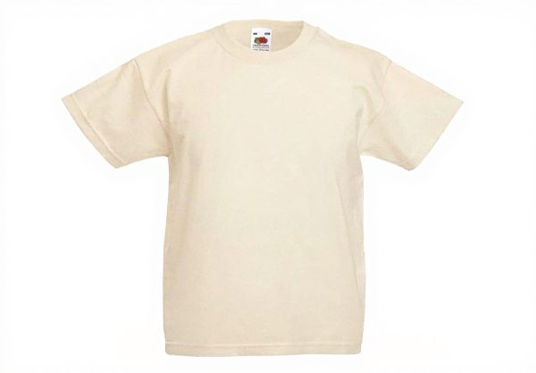 Fruit of the Loom Girls T-Shirt Soft Cotton Short Sleeve