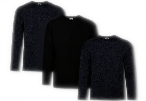 Fruit of the Loom Mens Sweatshirt Raglan Long Sleeve