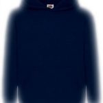 Sweat-shirt à capuche Fruit of the Loom garçon manches