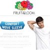 T-shirt col V homme Fruit of the Loom coton lot de 6