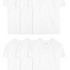 T-shirt col V homme Fruit of the Loom coton lot de 6