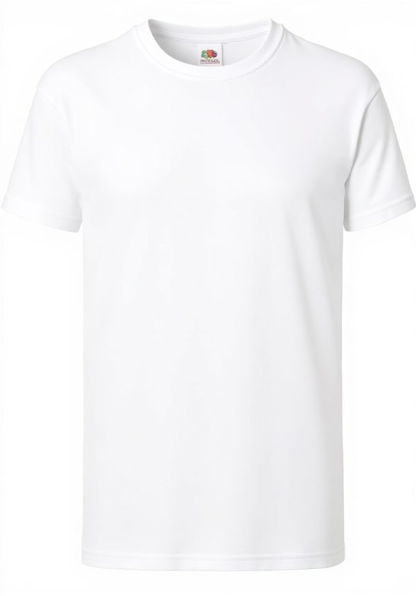 Fruit of the Loom Boys T-Shirt Cotton Short Sleeve White