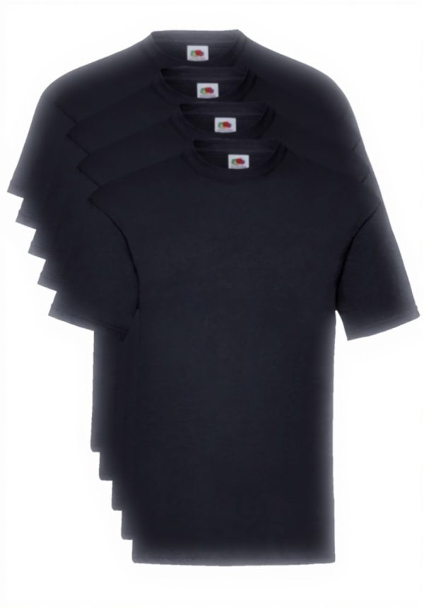 T-shirt homme Fruit of The Loom pack 5 bleu confortable