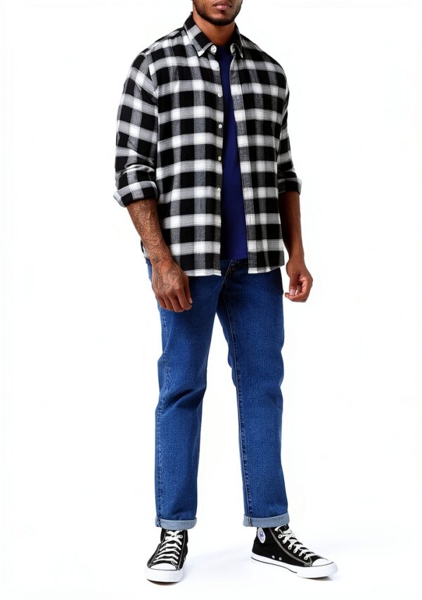 T-shirt Homme Multipack 5 Col Ras du Cou Blanc Bleu Noir-2