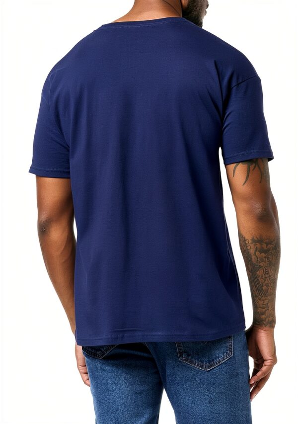 T-shirt Homme Multipack 5 Col Ras du Cou Blanc Bleu Noir-4