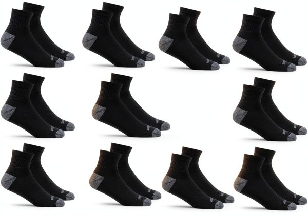 Chaussettes homme Fruit of the Loom Dual Defense lot 12