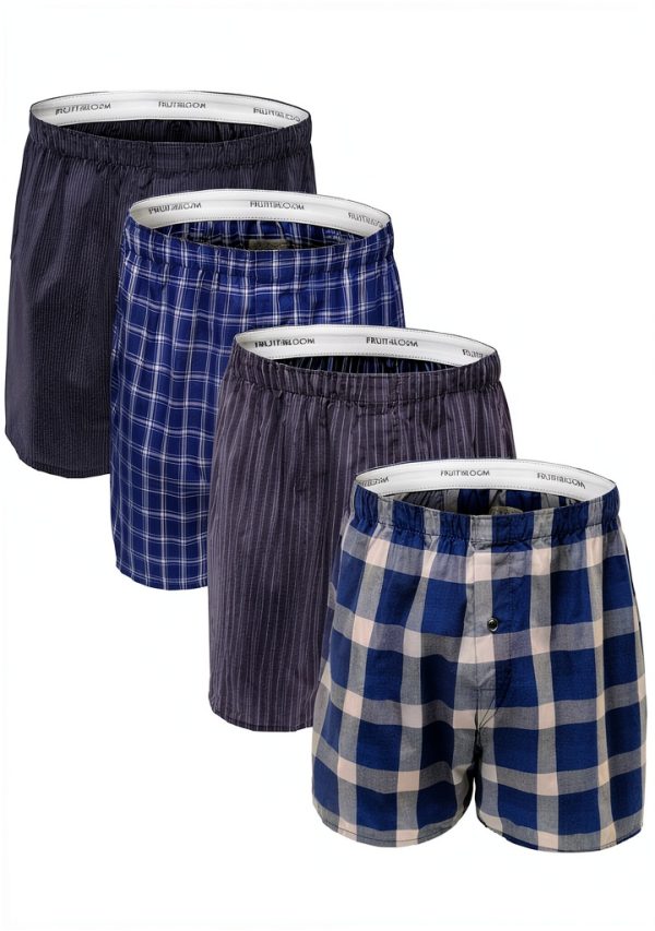 Fruit of the Loom Boxer Homme Coton Premium Sans Étiquette