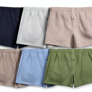 Boxers Fruit of the Loom Tricot Lot de 6 Couleurs Assorties-0