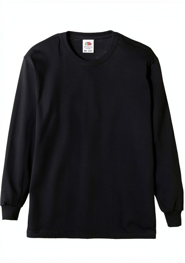 Fruit of the Loom T-shirt fille manches longues coton