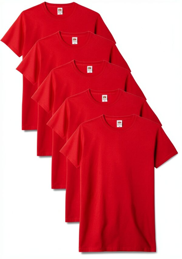 T-shirt Homme Marque Officiel Confortable Doux Rouge-0