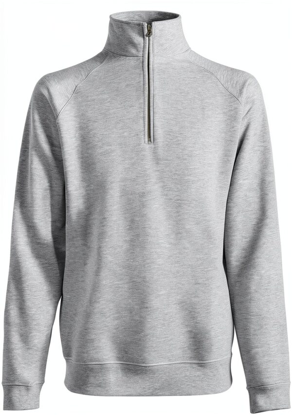 Sweat-shirt Fruit of the Loom Homme Polycoton Gris M-0
