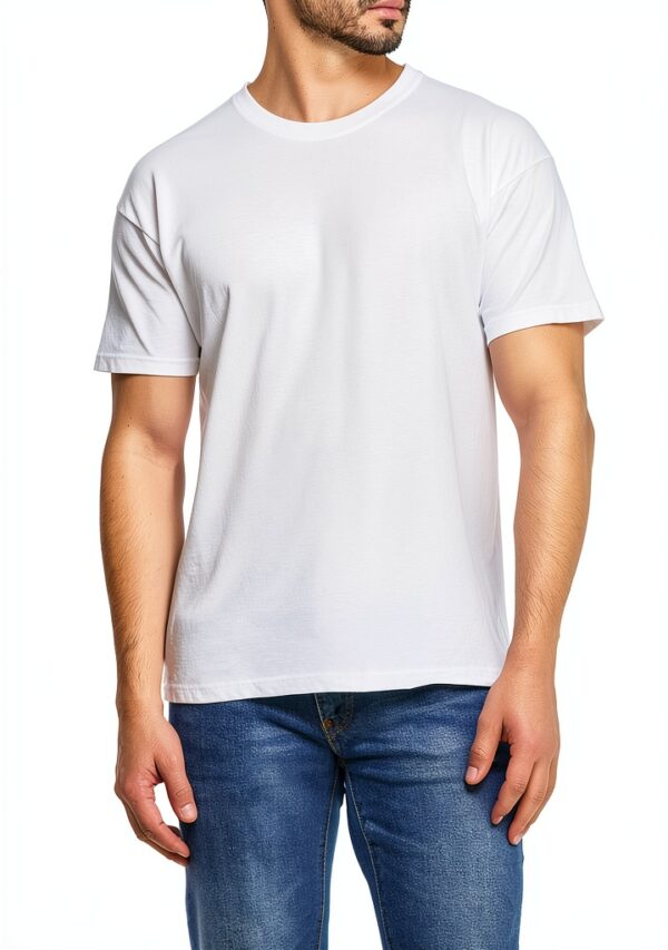 T-shirt homme marque officiel coton confortable couleurs-2