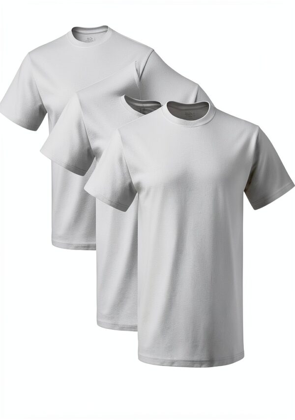 Fruit of the Loom T-shirts Homme Lot de 4 Blanc Confort-0