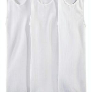Debardeur Fruit of the Loom Homme Cotele Blanc 6 Paquet-0