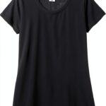 T-shirt Femme Fruit of the Loom Col Ras Coton Manches-0