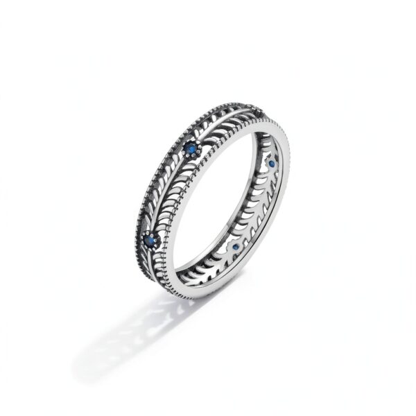 Bague Tanzanite S925 Émeraude Synthétique Cadeau Femme-2