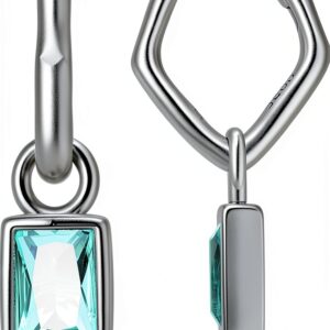 Boucles d'oreilles LCHJX zircon vert chic-0