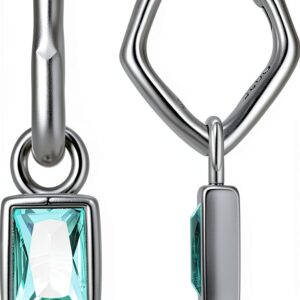 Boucles d'oreilles argent oxydé 925 Sterling Silver-0