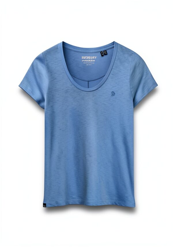Superdry Studios Scoop Neck Tee Femme T-shirt bleu marine à rayures-5