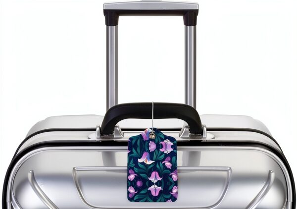 Bluebell Lot de 2 étiquettes de voyage en cuir PU pour configurer les étiquettes de bagage à main-4