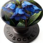 Graphisme Bluebell Flower Cottage Core PopSockets PopGrip Interchangeable-0