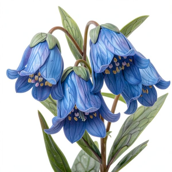 Graphisme Bluebell Flower Cottage Core PopSockets PopGrip Interchangeable-2