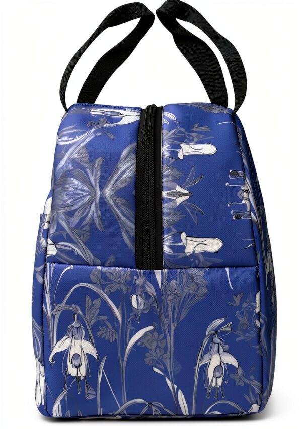 XTYGETY Bluebell Design 04 Sac à déjeuner réutilisable isotherme pour le travail et les aventures en plein air-3