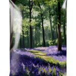 UTGN Poster sur toile Bluebell Forest - Affiche murale 40x60 cm-0