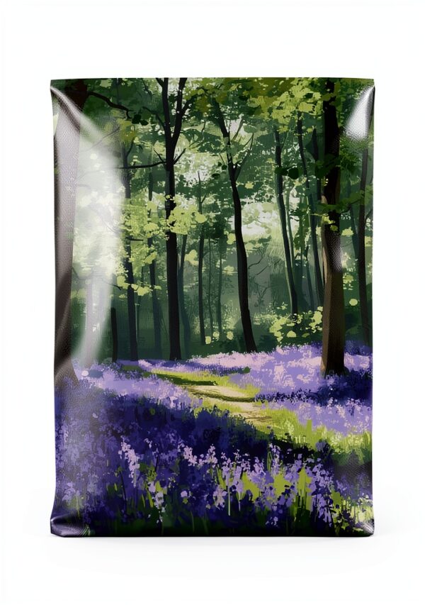 UTGN Poster sur toile Bluebell Forest - Affiche murale 40x60 cm-0