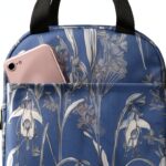 XTYGETY Bluebell Design 04 Sac à déjeuner réutilisable isotherme pour le travail et les aventures en plein air-0