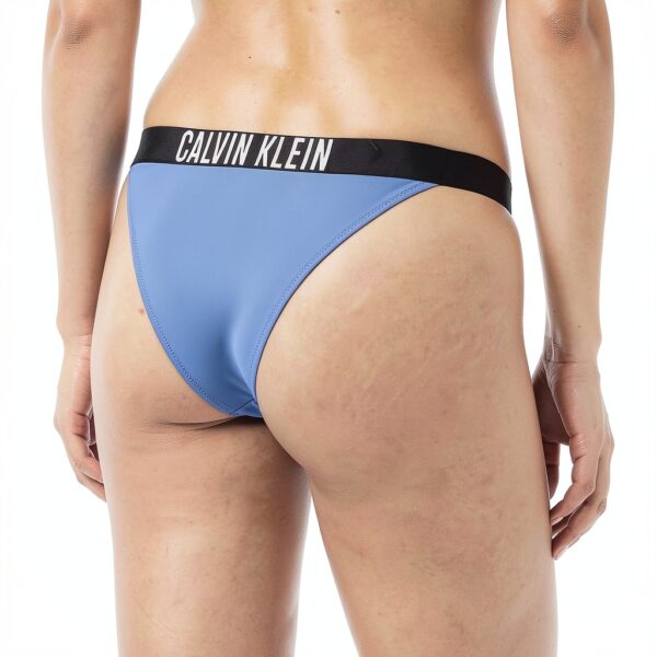 Calvin Klein Delta Bas de Bikini Femme - Wild Bluebell Taille M-2
