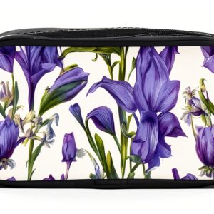 Trousse transparente CADREWY Bluebell Design 02– capacité 22x10x4,5 cm-0